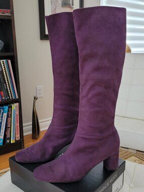 France Mode Tall Purple Women's Boots EU40/CAD9.5
